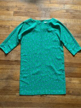 Loft Bird Print Shift Dress